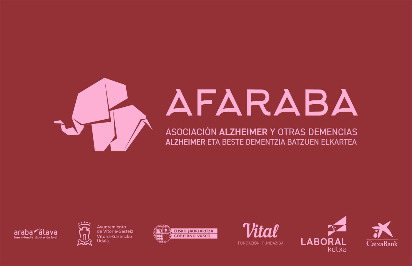 Carné de socio granate con el logotipo y los patrocinadores