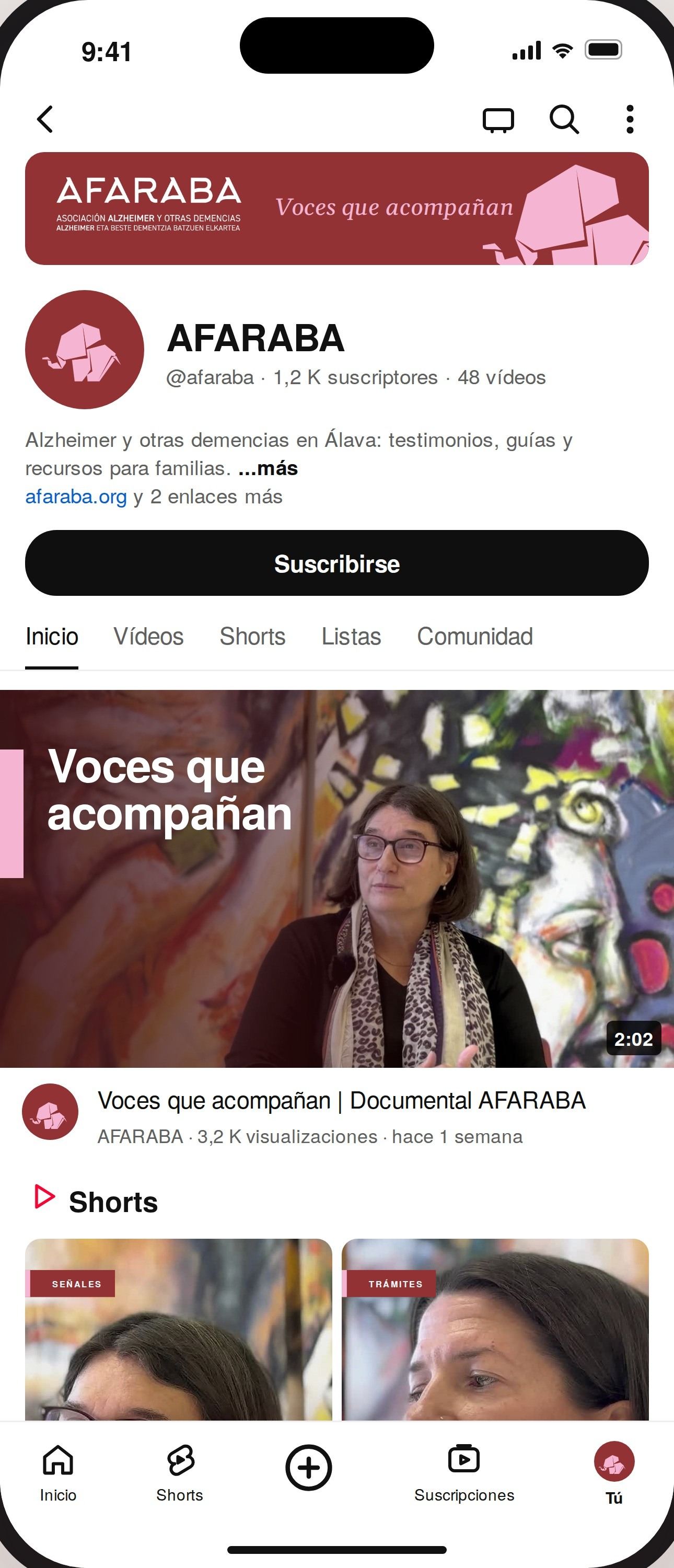Canal de YouTube «Voces que acompañan»