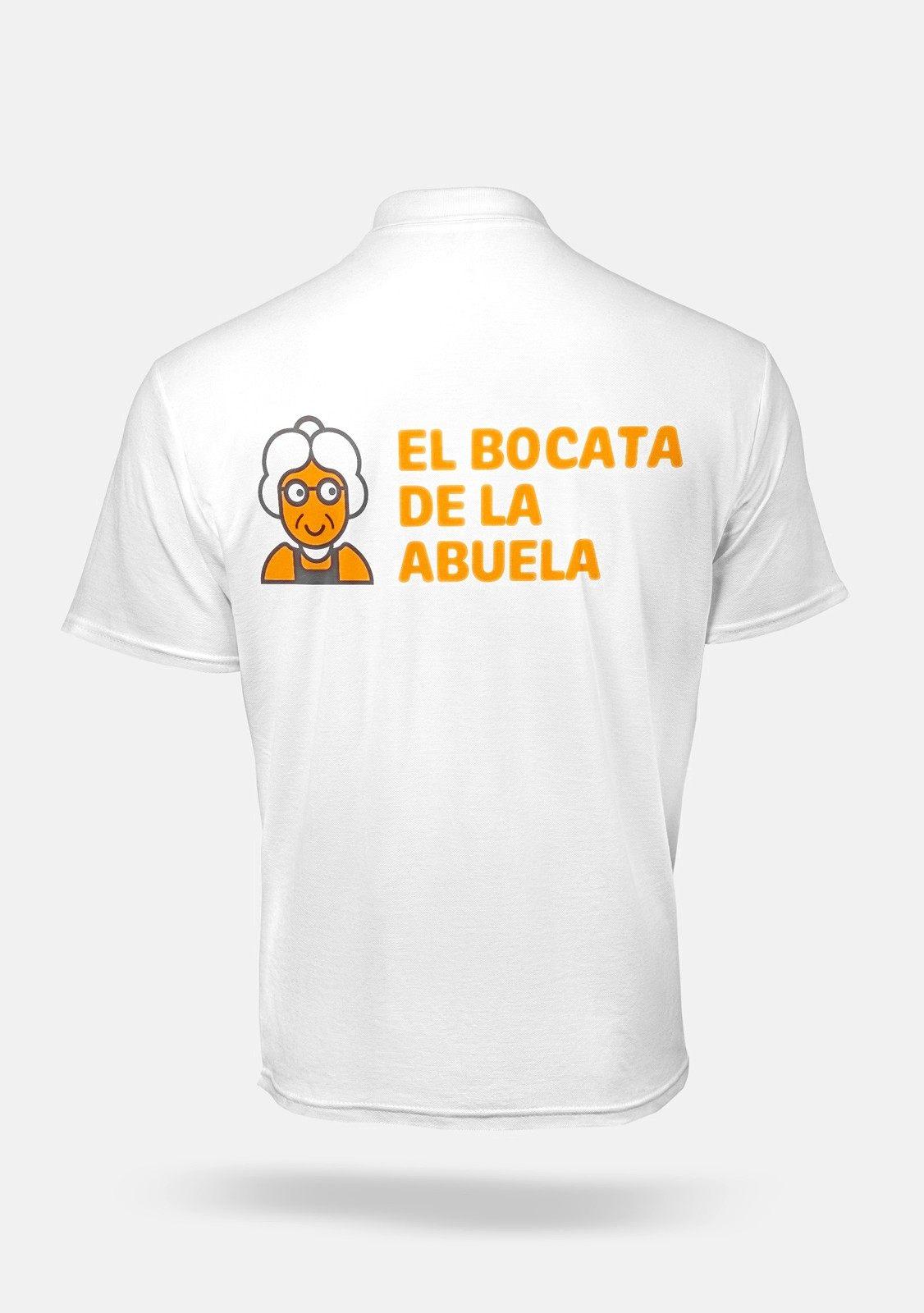 Camiseta blanca con el logotipo
