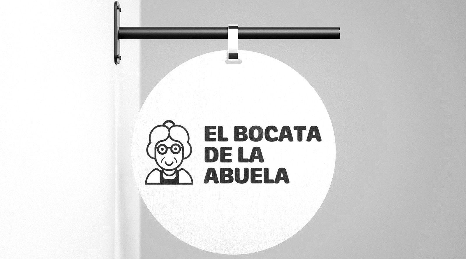 Rótulo exterior circular