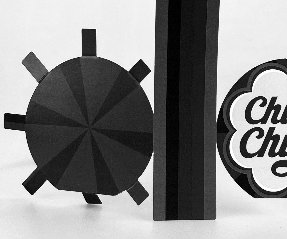 Maqueta en blanco de la caja